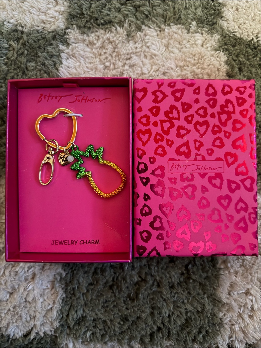 Betsey Johnson Pineapple bag charm
